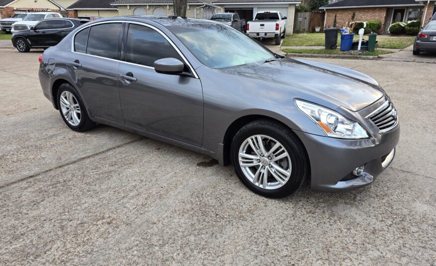 2012 Infiniti G25X – Luxury AWD Sedan with Only 57K Miles | Low Mileage & Clean!