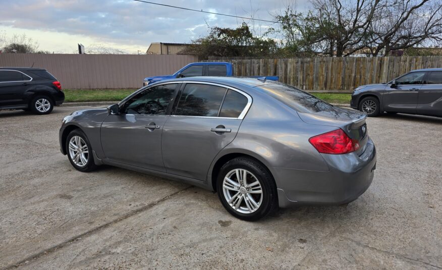 2012 Infiniti G25X – Luxury AWD Sedan with Only 57K Miles | Low Mileage & Clean!