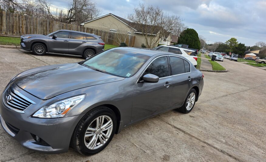 2012 Infiniti G25X – Luxury AWD Sedan with Only 57K Miles | Low Mileage & Clean!