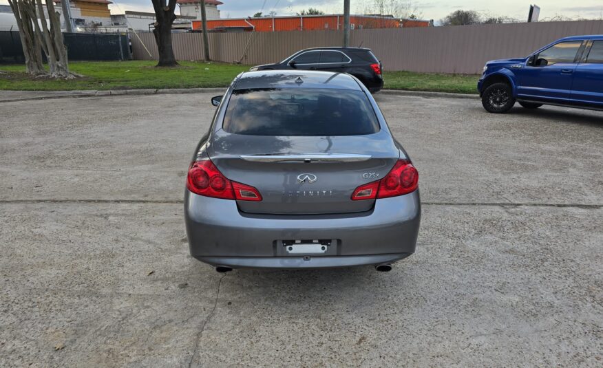 2012 Infiniti G25X – Luxury AWD Sedan with Only 57K Miles | Low Mileage & Clean!