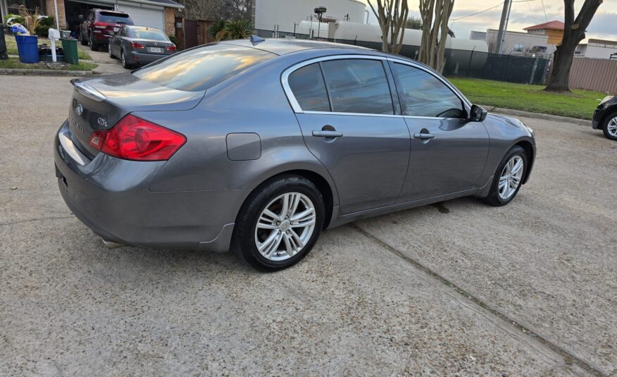 2012 Infiniti G25X – Luxury AWD Sedan with Only 57K Miles | Low Mileage & Clean!