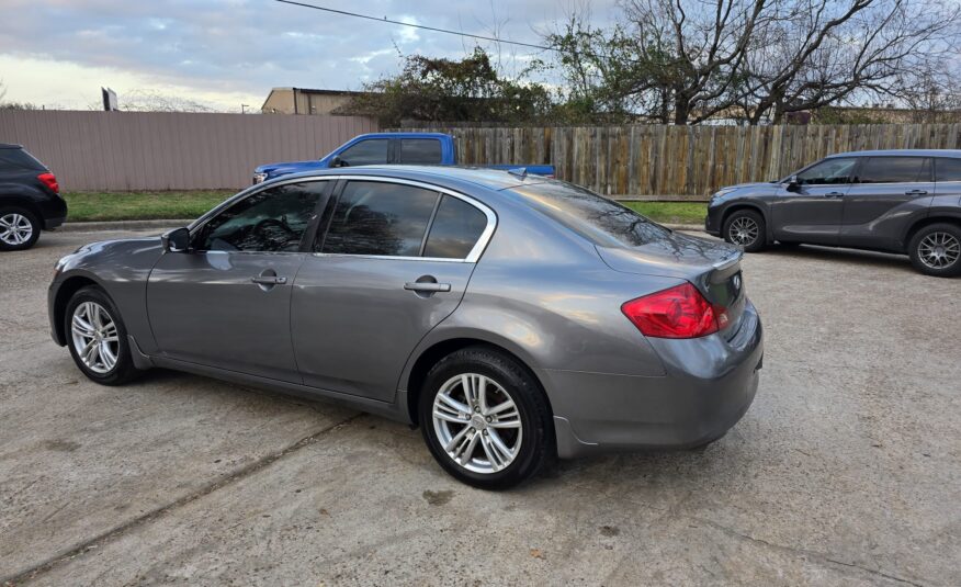 2012 Infiniti G25X – Luxury AWD Sedan with Only 57K Miles | Low Mileage & Clean!